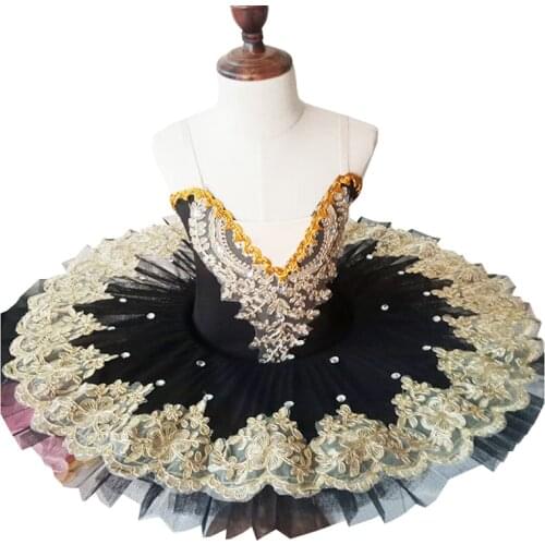 Robe de danse ballerine professionnelle pour enfants, Costume de Ballet pour adultes, vêtements Tutu pour filles