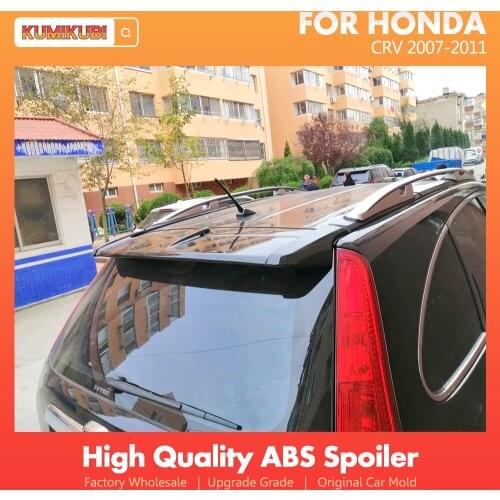 Fit For Honda CRV CR-V Spoiler 2007 2008 2009 2010 2011 ABS Exterior Rear Spoiler Tail Trunk Boot Wing Decoration Car Styling