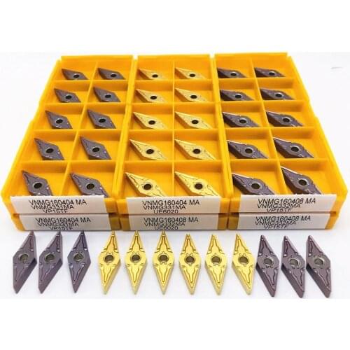 VNMG160408 VNMG160404 UE6020 VP15TF US735 External turning tool carbide insert CNC machine tool metal turning tool VNMG insert