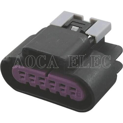 Female rubber connector Terminal male plug connectors jacket auto Plug socket 6-way Connector Fuse box DJ7065D-1.5-21