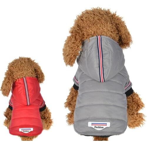 Winter Dog Clothes Waterproof Pet Coat Jackets Warm Down Jacket Coat Hoodies Clothing for Chihuahua Small Medium Dogs Puppy