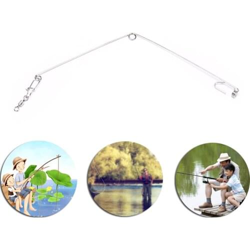 1Pc Stainless Steel Automatic Fishing Hook At Top Speed God Hook A Hook A Lazy Person All The Waters Of The Fish Hook