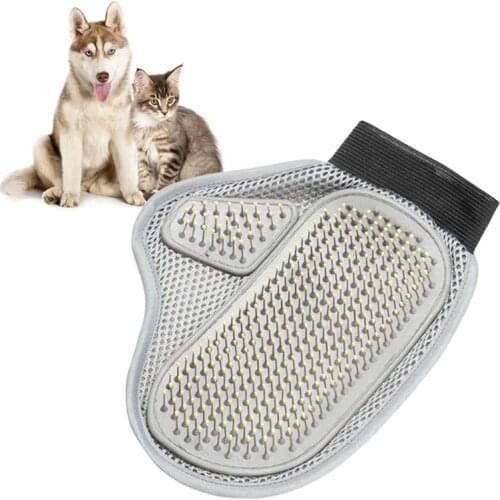 1Pc Dog Hair Cleaning Brush Comb Massage Bath Glove Tools For Dogs Cat Grooming Pet Accessories Products 3 Style