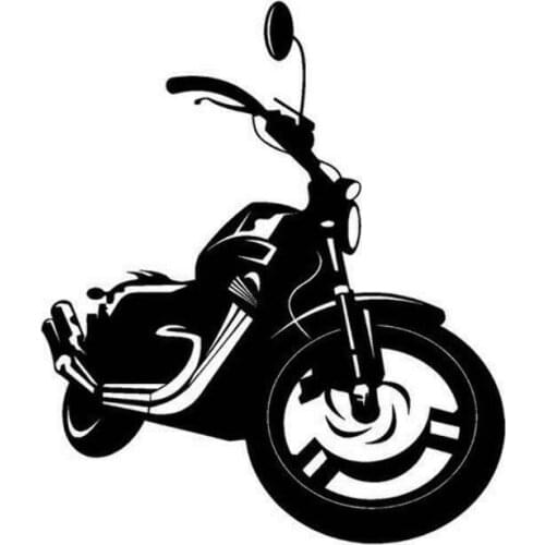 17.8*15.2cm A Cool Chopper Motorcycle Fun Window Bumper Vinyl Decal Sticker Handsome And Cool Stickers Car Decor