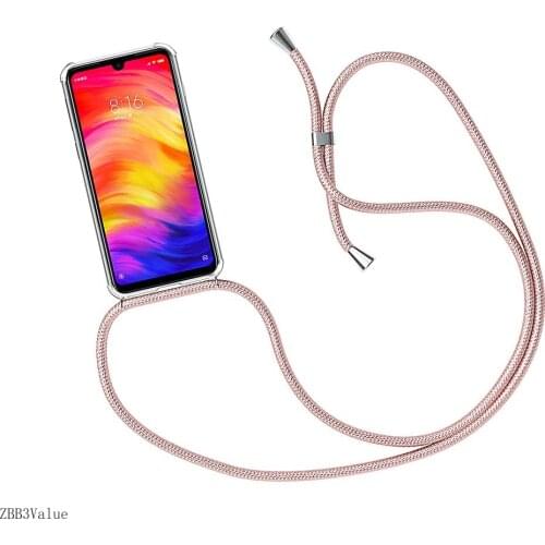 Case for Xiaomi Mi 9T Pro A3 8 Lite 9 SE 9 T 9lite Strap Cord Chain Cover for Redmi 8A 6A 7A Fundas Red Mi Note 9s 9 t 7 6 8 pro