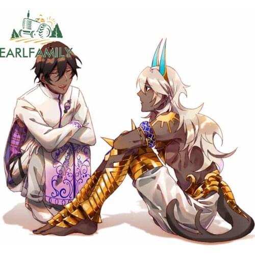 EARLFAMILY 13cm x 10.6cm For Zerochan Anime Laptop Trunk Car Assessoires Stickers Scratch-Proof Waterproof Decal DIY Decoration