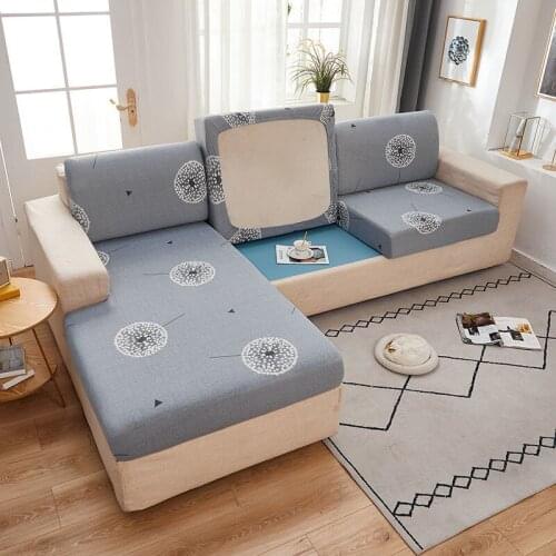 Elastic sofa cover shower cap combination all-inclusive sofa cushion without armrests, scratch-resistant single-double cushion