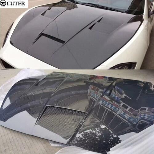 GT DMC style Carbon fiber FRP front engine hood bonnet for Maserati GT Car body kit