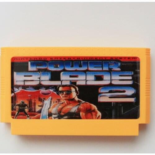 Power Blade 2 60 Pins Game Card For 8 Bit D99 Game Player