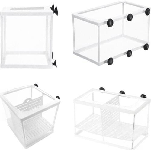 Aquarium Fish Breeding Breeder Box Baby Fish Hatchery Isolation Net Fish Tank Incubator Box Hanging Aquarium Accessory Supplies