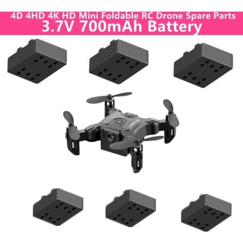 4D 4HD V2 4K Remote Control Drone 3.7V 700mAh Battery Spare Part For 4D 4HD V2 Fixed Height Hover Remote Control Quadcopter Toy