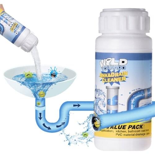 Powerful Sink & Drain Cleaner Pipe Dredging Agent Sewer Toilet Dredge Drain Cleaner Hair Filter Strainer For Bath Cleaning Tool