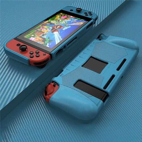 Soft TPU Protective Case for Nintend Switch Game Console Shockproof Anti-Scratch Handle Grip Housing Shell Case Protector