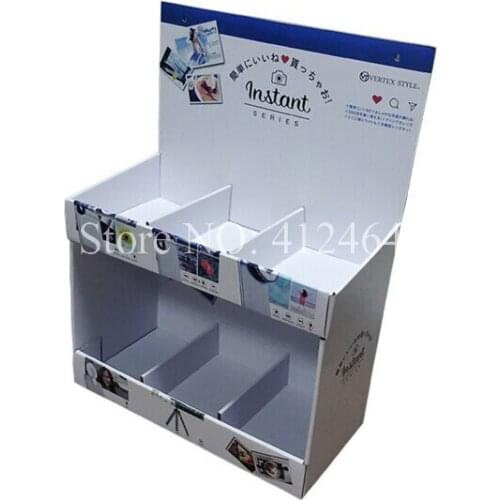 Wholesale Custom Small Cardboard Paper Printed Corrugated Shelf Retail Counter Display Box ( DX-060)