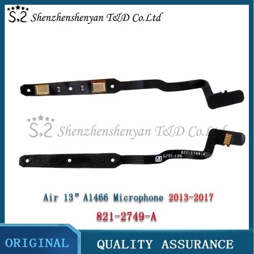 Original A1466 Microphone Cable 821-1749-A For Macbook Air 13.3 "A1466 Mic flex Cable Replacement 2013 2014 2015 2016 2017 Year