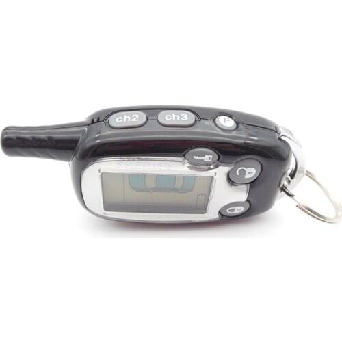 Russia Version ZX1060 LCD remote for Sheriff ZX1060 ZX1055 Challenger X1 two way car alarm sytem FM transmitter free shipping