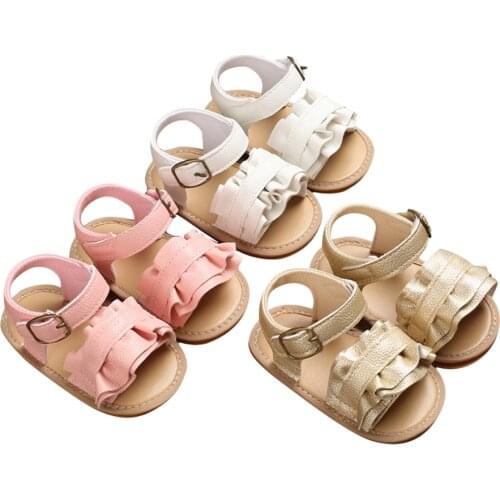0-18 Month Baby Sandals New Summer Baby Moccasins Child Girls Fashion Anti-Slip Comfortable Sneakers Infant PU Leather Shoes