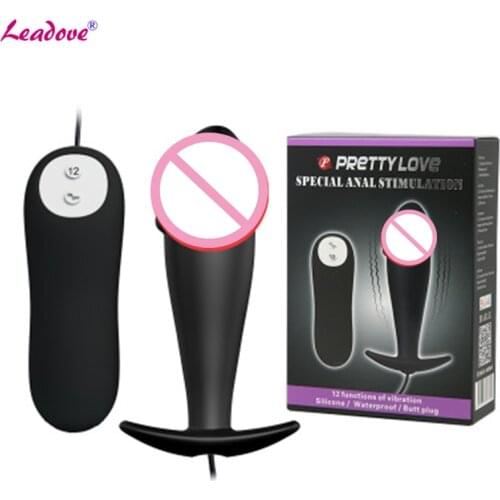 12 Modes Silicone Remote Control Anal Butt Plugs Waterproof G spot Stimulator Vibrators Sex Toys For Woman Female Masturbator