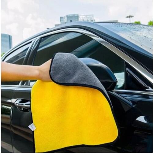 Super Absorbent Car Wash Microfiber Towel Car Cleaning Drying Cloth Hemming Car Care Cloth Detailing Towel