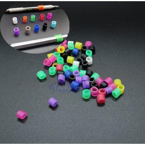 100Pcs/box Universal Dental Color Code Rings Color Code Rings Autoclavable Orthodontic Silicone Instrument