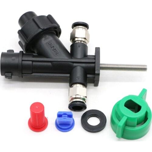 1PCS 6mm/8mm Quick-insertion Screw-fixed Nozzle Sing/double Head Spray High-pressure Fan-shaped Sprayer for RC Aircraft Pesticid