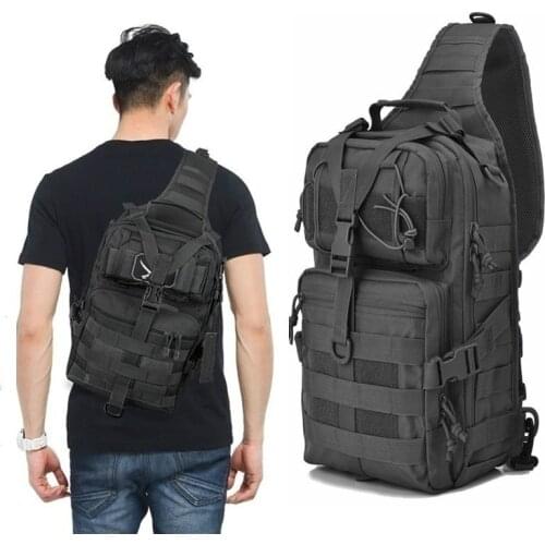 Military Tactical Assault Pack Sling Backpack Waterproof EDC Rucksack Bag for Outdoor Hiking Camping Hunting Trekking Travelling