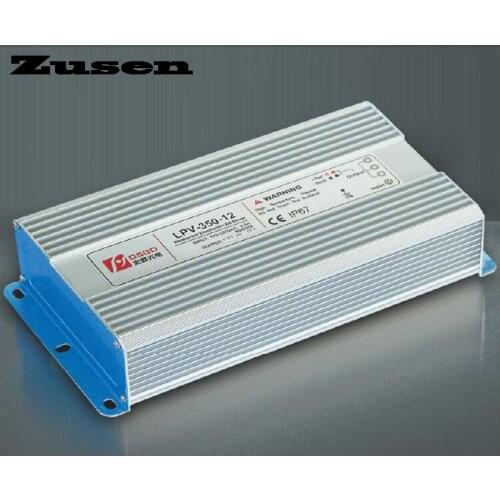 Zusen LPV-350W 12V 24V 36V 48V LED laboratory waterproof Switch Power supply IP67