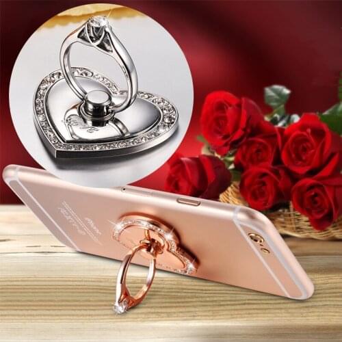 5000pcs Luxury 360 Degree Metal fold Finger Ring Holder Mobile Phone cat face Holder Finger Stand Holder For iPhone for samsung