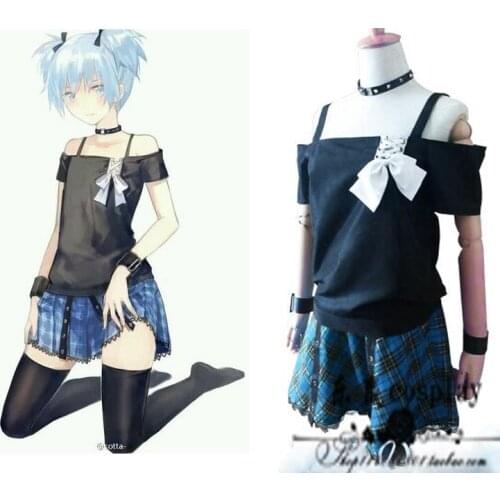 2017 Anime Ansatsu Kyoushitsu Shiota Nagisa Cosplay Costume Uniform Skirt