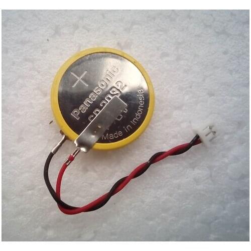 4pcs/lot New Battery For Panasonic CR2032 CR 2032 3V Button Cell Battery Batteries With Plug For Lenovo IBM Computer Motherboard