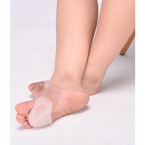 5Pairs Silicone Gel Forefoot Pads Front Foot Palm Breathable Soft Protector Anti-pain Foot Pad ladies High Heel Insoles