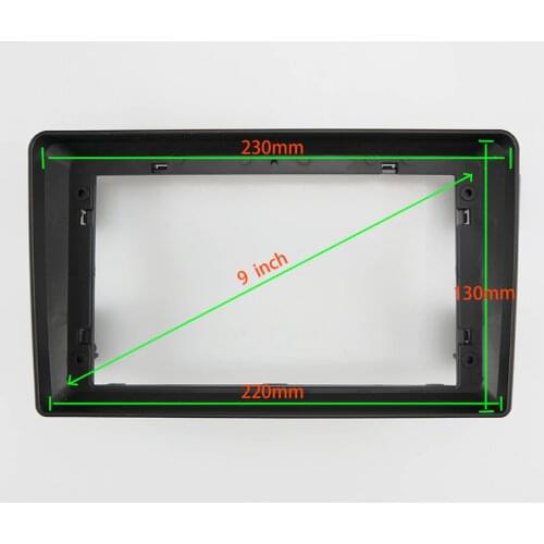 9 INCH Car Audio Frame GPS Navigation Fascia Panel Car dvd Plastic Frame Fascia is suitable for 2008+ SUZUKI SPLASH/ RITZ