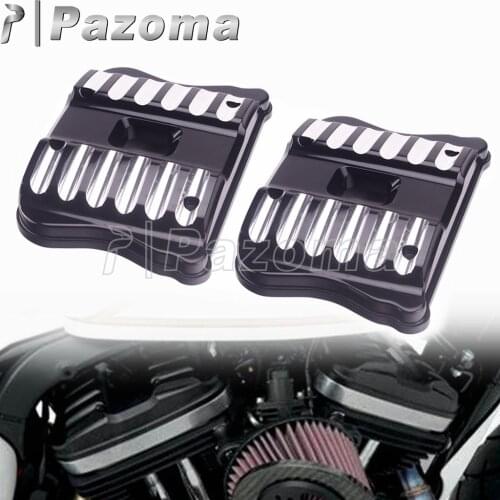 Motorcycle Accessories Aluminum Rocker Box Top Case Cover For Harley Sportster SuperLow Forty-Eight Iron 883 XL883 XL 1200 04-17