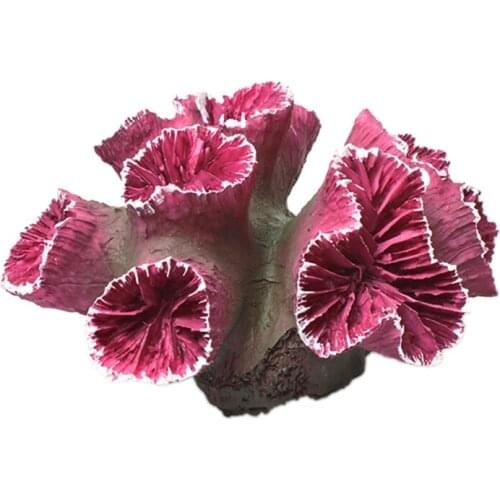 Aquarium Coral Ornaments DIY Fish Tank Decorations Artificial Resin Coral Ornament Eco-friendly Safe and Harmless