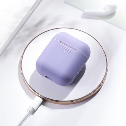 Anti-fall Cover For Airpods1 2 Silicone wireless Headset Case Earphone Cover Accessories Charging Box