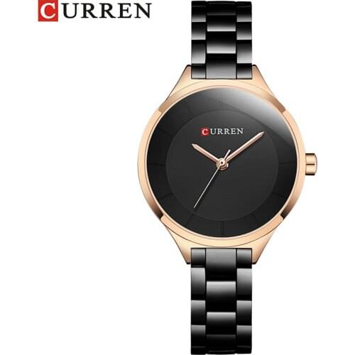CURREN Relogio Masculino Women Watch Stainless Steel Quartz Wrist watch Creative Design Ladies Clock Female Watch Montre Femme