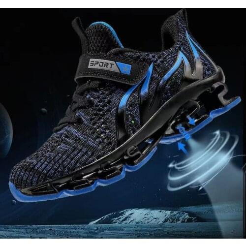 Boys Girls Running Shoes Outdoor Children Light Weight Sport Tennis Shoes Breathable Non-slip Sneakers for Kids