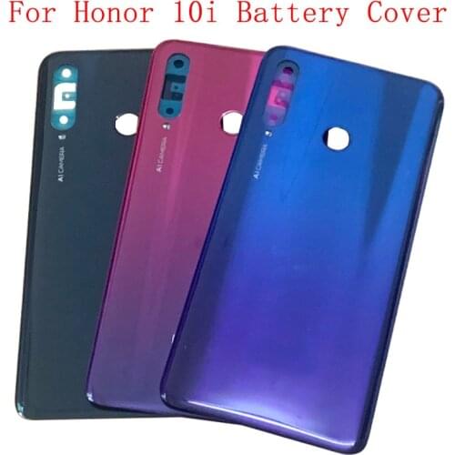 Battery Cover Back Glass Panel Rear Door Housing Case For Huawei Honor 10i HRY-LX1T Back Battery Cover Door