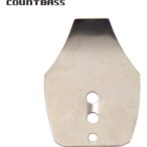 50pcs Swim Jig Blade, Stainless Steel Chatterbait Blade, DIY Vibration Jigs, Casting Wobble fishing Jig Lure