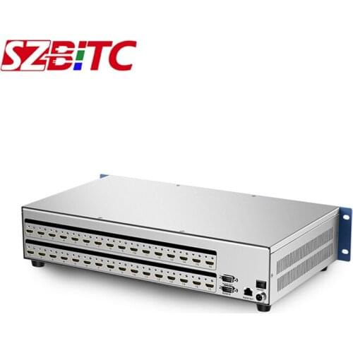 SZBITC 4K UHD Matrix 16x16Video switcher Switch 16 in 16 out 3D EDID RS232 Control,TCP/IP with Remote Control For Blu-ray DVD