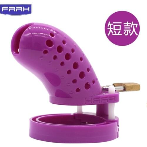 FAAK Mens Metal SM Gay Sex Games Penis Ring Plastic with Catheter Birth Control Penis Lock Queen Sex Training Cock Ring Shop