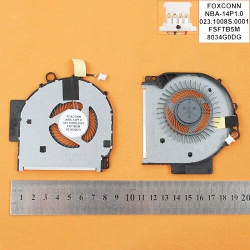 New Laptop Cooling Fan FOR HP Pavilion X360 14-BA Series(Original) PN:924281-001 023.1008S.0001 NFB80A05H-002
