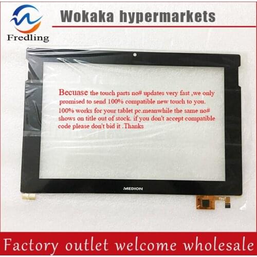 New 10.1" Tablet QSD 702-10119-02 Touch screen digitizer panel replacement glass Sensor Free Shipping