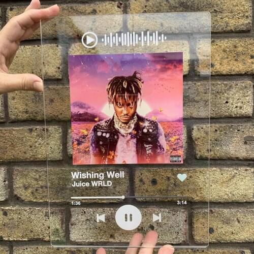 Personalized Spotify Scan Code Acrylic Board Custom Music Photo Gifts for Concert Fans