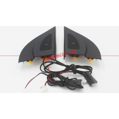 QDAEROHIVE car speakers tweeter car-styling Audio trumpet head speaker triangle speakers tweeter for Hyundai Solaris 2011-2016