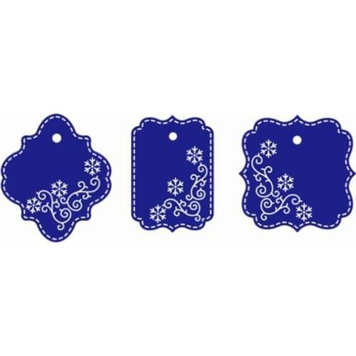 SCD571 Tags Metal Cutting Dies For Scrapbooking Stencils DIY Album Cards Decoration Embossing Folder Die Cuts Template Tools New