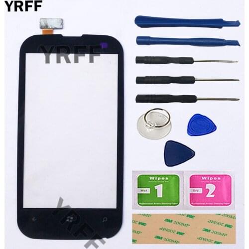 4'' Mobile Touch Screen For Nokia Lumia 510 N510 Touch Screen TouchScreen Panel Sensor Digitizer Outer Glass Lens Tools Gift
