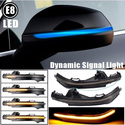 For Audi Q5 FY 2018 2019 Q7 4M 2016 2017 2018 LED Dynamic Turn Signal Blinker Sequential Side Mirror Indicator Light Lamp