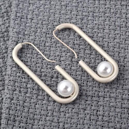 TONGKWOK Bohemia Exaggeration Dangle Earrings For Women Silk Thread Tassel Metal Long Chandelier Earrings #139600