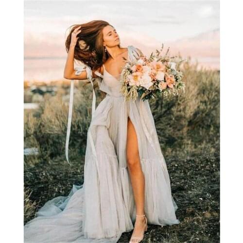 A Line Maternity Dresses for Photoshoot High Side Split Pregnant Women Gown Lingerie Bathrobe Nightwear Babydoll